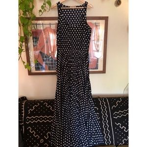 Michael Kors Polka dot maxi dress
